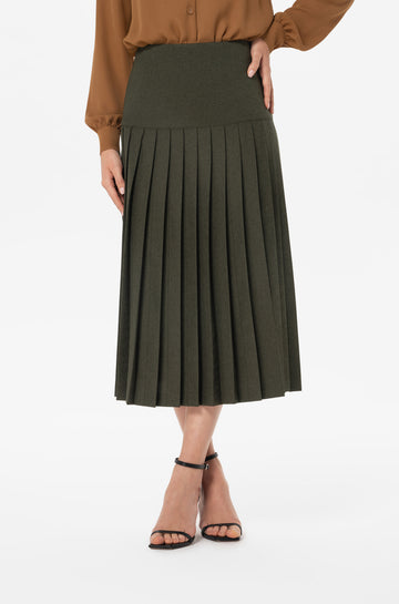 Maxi Pleated Skirt