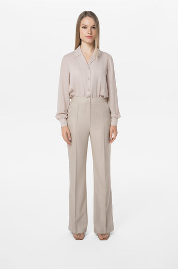 Regular-Fit Flare Trousers