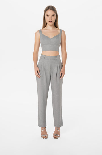 Relaxed-Fit Iron Pleated Trousers